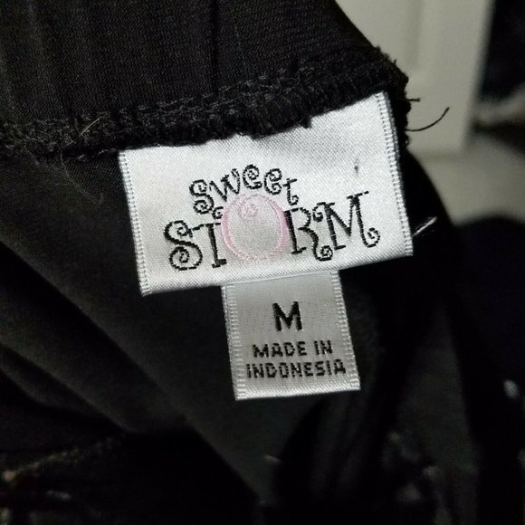 Sweet Storm Juniors Fitted Dress ~ Sz M ~ Black - Picture 6 of 6